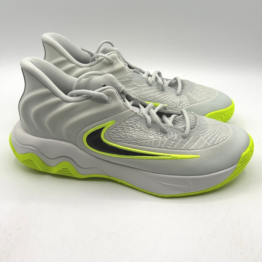 Nike Giannis Immortality 4 Mens 9.5 Light Silver Volt Basketball FQ3680-007
